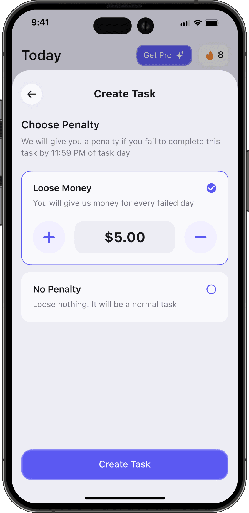 Caplar choose penalty screen